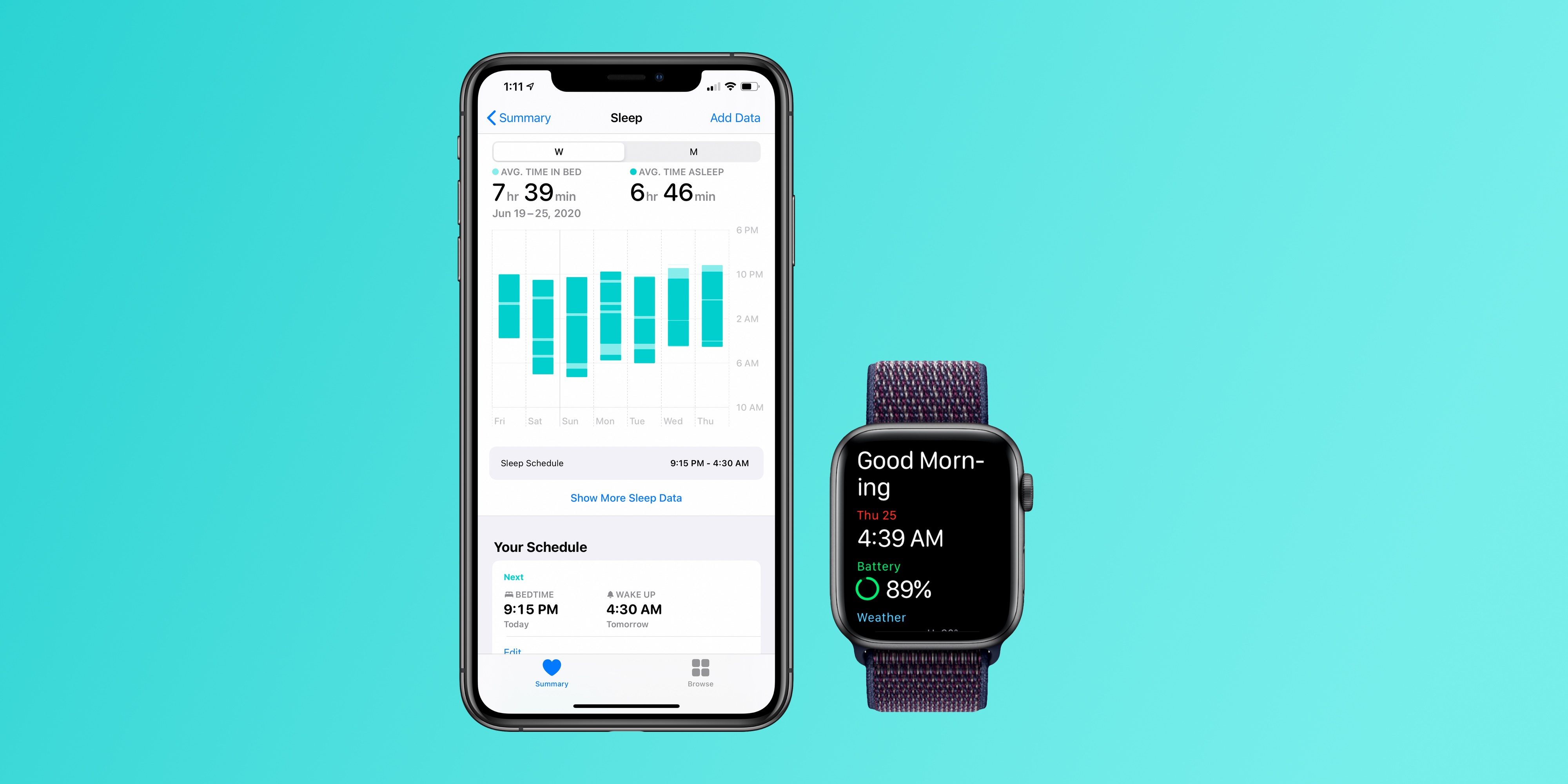 app para monitorar sono apple watch