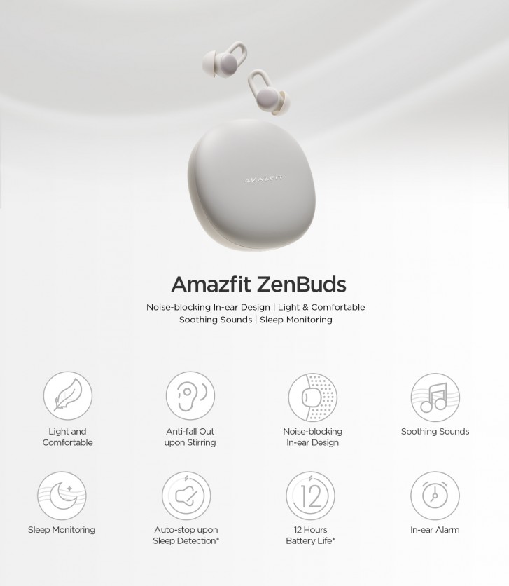 Amazfit ZenBuds maintenant sur Indiegogo - une paire d'écouteurs antibruit qui vous aident à dormir et à vous concentrer