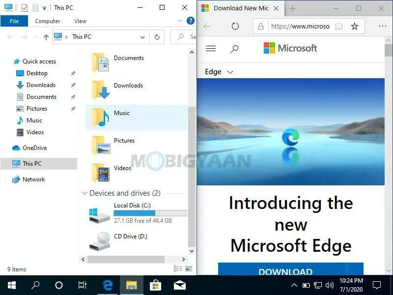 Comment utiliser l'écran partagé sur Windows 10 