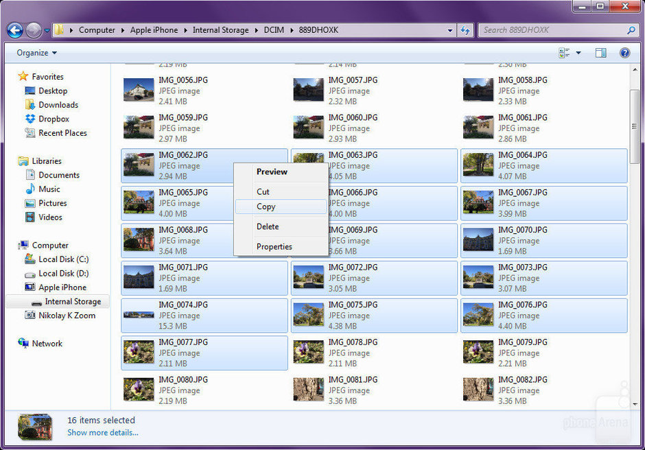 How to send photos and videos from iPhone to Android phone?