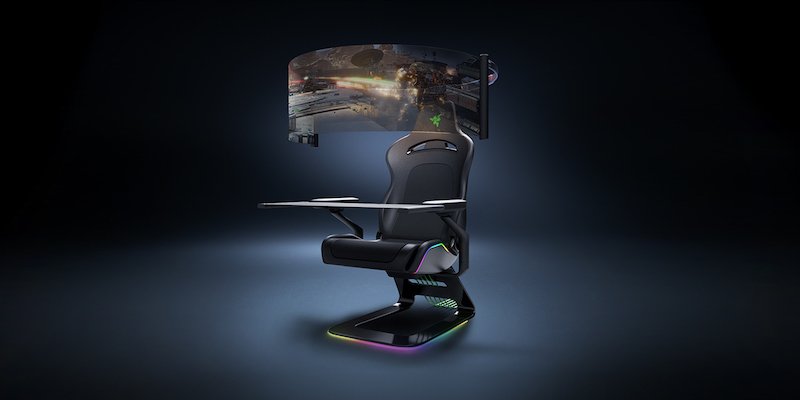 Chaise de jeu concept Razer Project Brooklyn