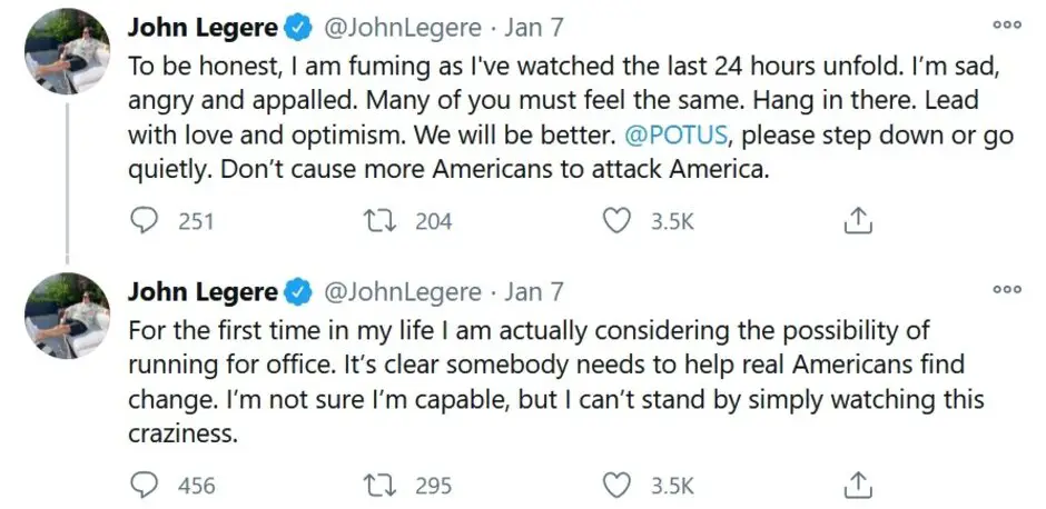 John Legere dit qu'il pourrait se présenter aux élections - John Legere à la présidence?