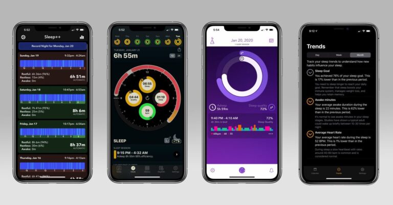 Ce sont les meilleures applications de suivi du sommeil pour Apple Watch