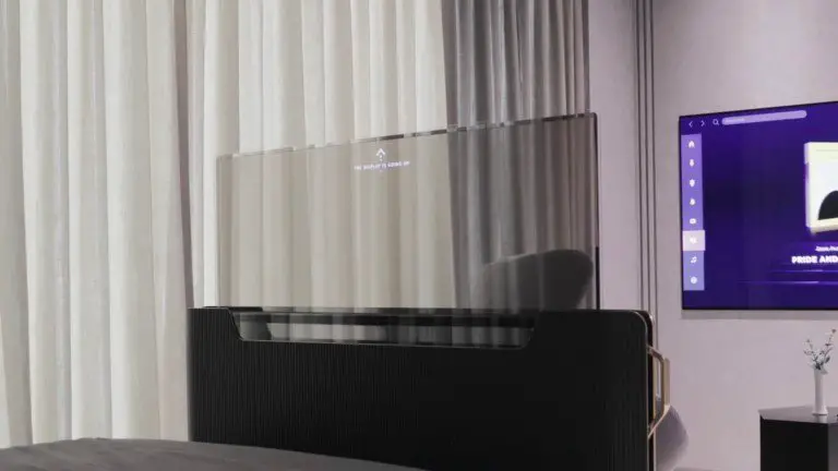 LG Display Concept de téléviseur OLED transparent