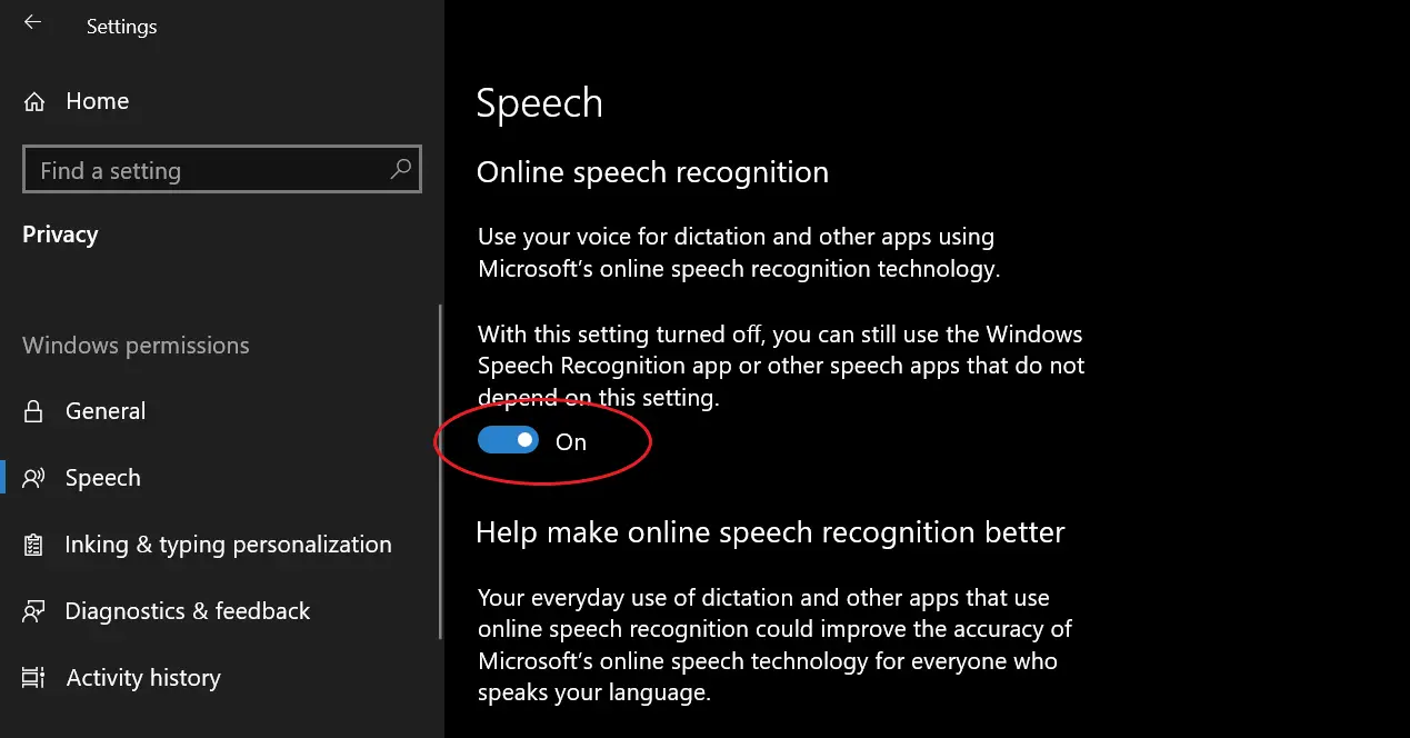 Activer la saisie vocale dans Microsoft Edge