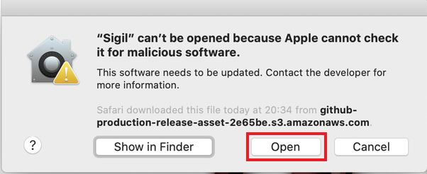  Correction "macOS ne peut pas vérifier que cette application est exempte de logiciels malveillants"