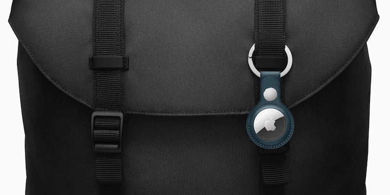 Porte-clés Apple AirTag en cuir