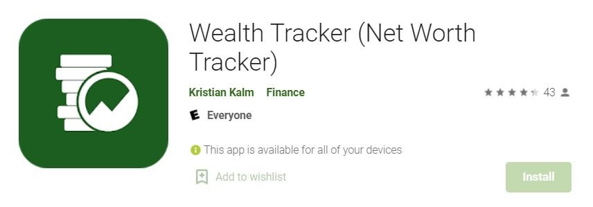 Wealth Tracker - Application de suivi de la valeur nette