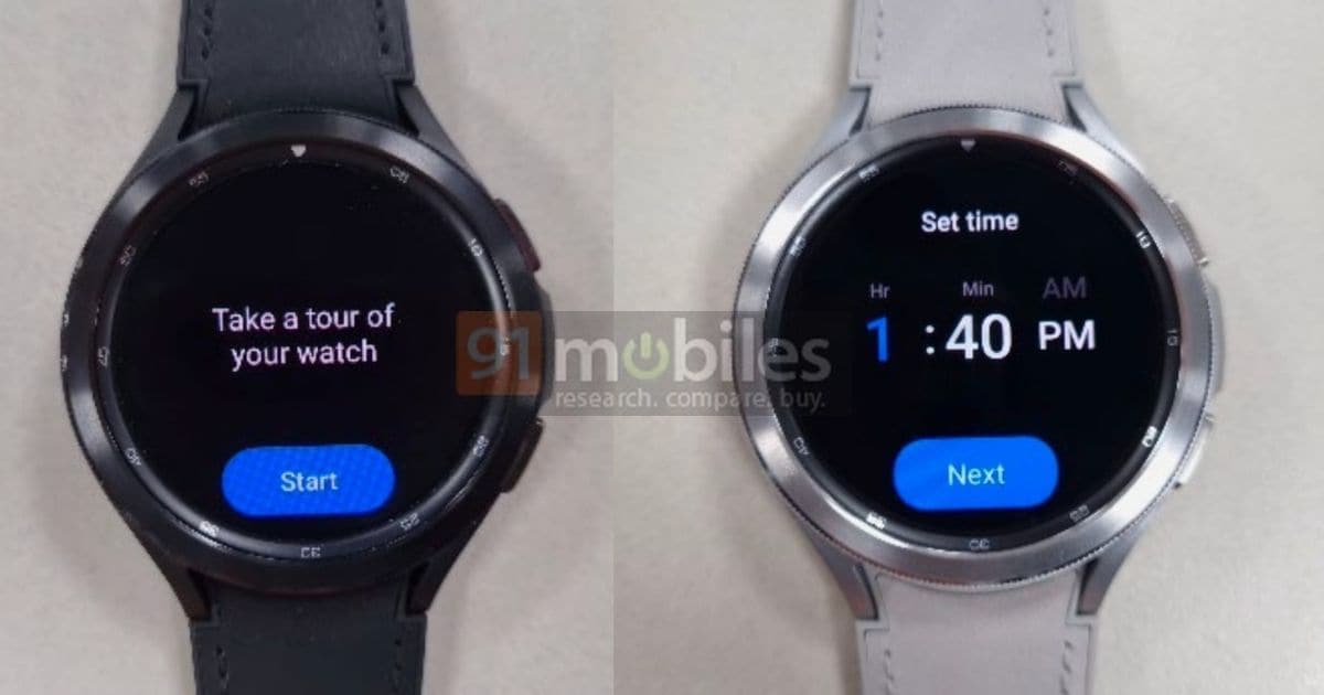 Samsung Galaxy Watch 4 Classic Smartwatch Live Photos Surface Online Ahead of Official Launch