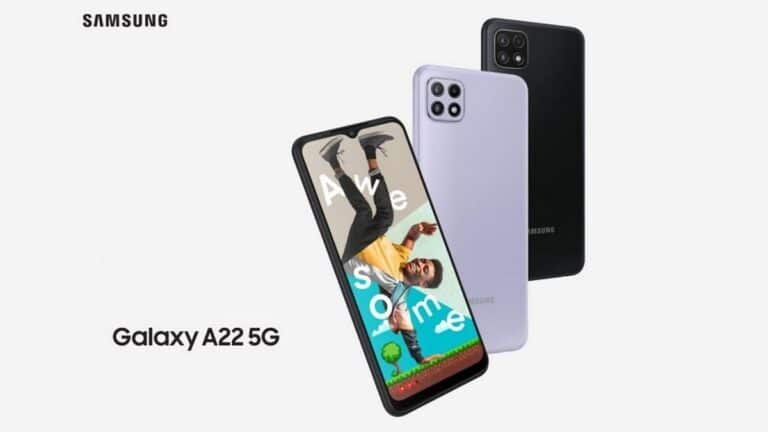 Samsung Galaxy A22 5G, prix du Samsung Galaxy A12s, spécifications conseillées ;  La date de lancement en Inde reste un mystère