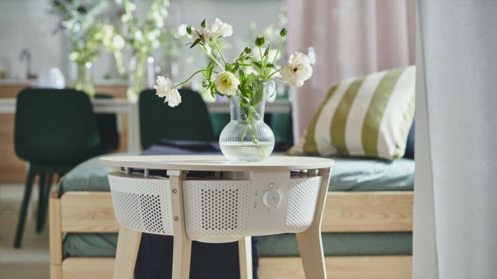 Purificateur d'air intelligent et table d'appoint IKEA Starkvind