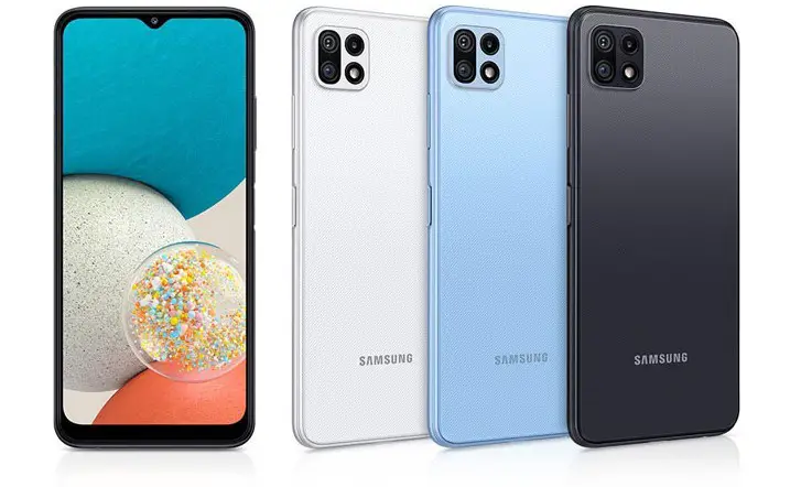 Samsung Galaxy Wide5 dévoilé, un A22 5G modifié avec un Dimensity 700 et un appareil photo de 64 MP
