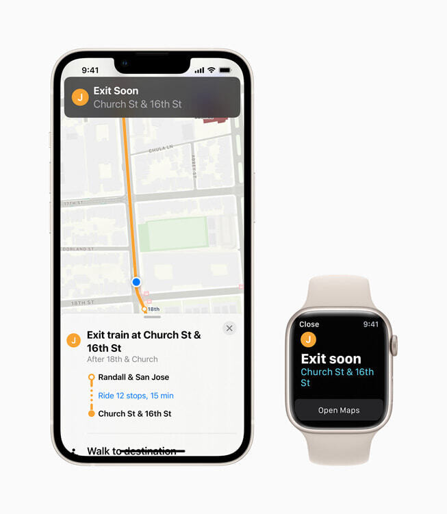 Apple Maps avertira les navetteurs sur leur téléphone ou leur montre, quand ils devraient se préparer à sortir du train ou du bus - Avec des améliorations ajoutées dans iOS 15, Apple Maps pourrait avoir dépassé Google Maps