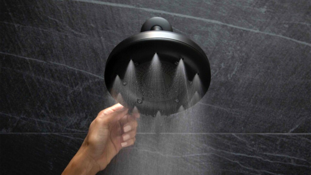 Pomme de douche à économie d'eau Nebia by Moen Quattro