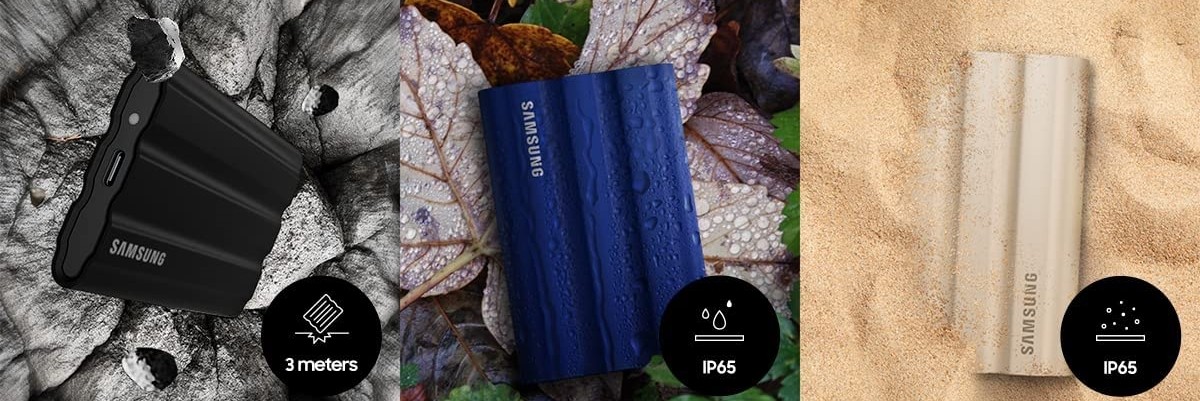 SSD Portable Samsung T7 Shield Longue