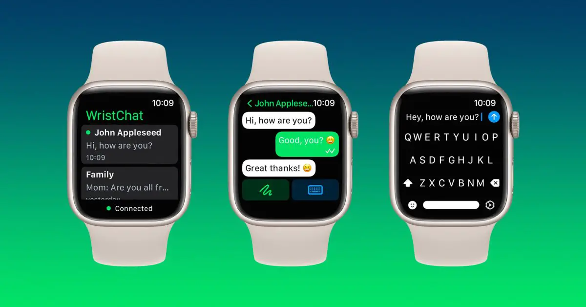 WristChat apporte WhatsApp à l'Apple Watch