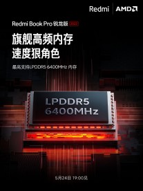 16 Go de RAM LPDDR5 6 400 MHz