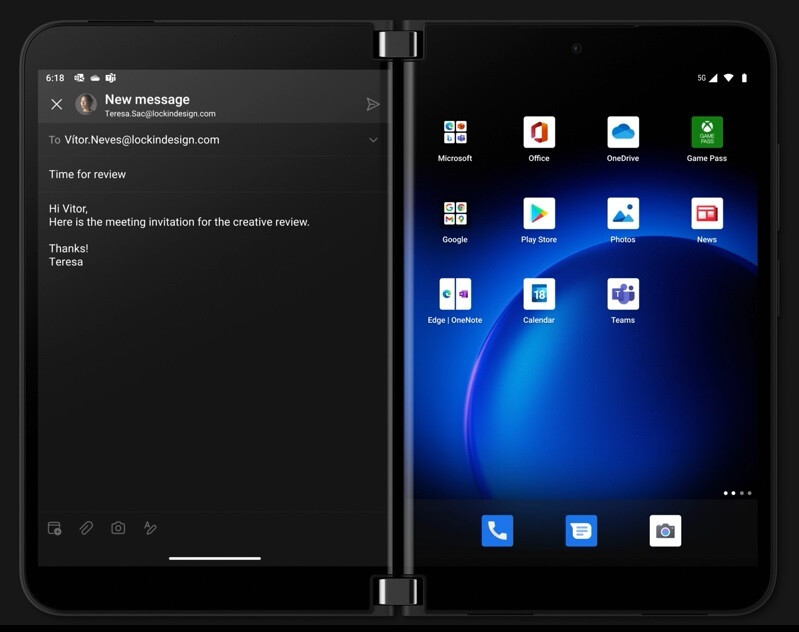 Android 12L est à quelques semaines de sa sortie pour le Surface Duo 1 &  2 - Dans quelques semaines, les deux modèles Surface Duo pourraient obtenir Android 12L avec un skin basé sur Windows 11