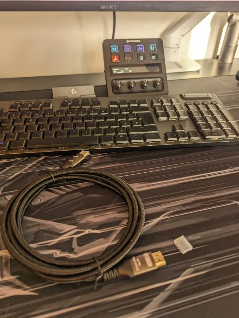 essai du cable hdmi 2 1 8k