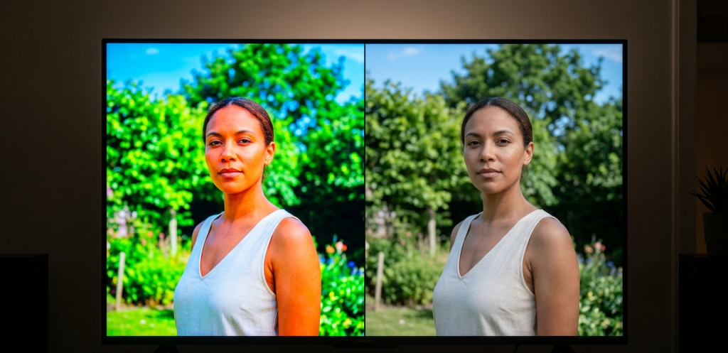 différence mode vif vs mode cinéma sur tv xiaomi couleurs réalistes